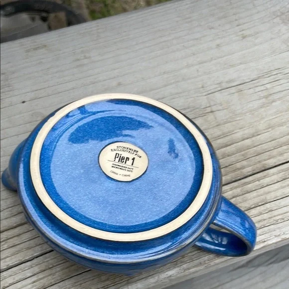 Blue Ceramic Teapot - Picture 3 of 3